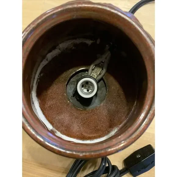 Boho Chic Full Size Scentsy Wax Warmer Bronze/ Brick Red Color Retired - Picture 9 of 10